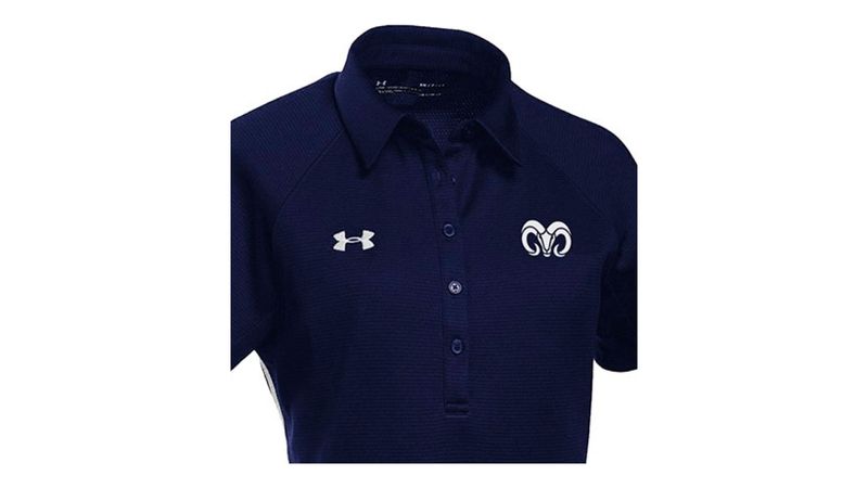 Playera Polo Borregos Under Armour Marino CF