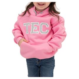 Sudadera Essential TEC rosa, infantil