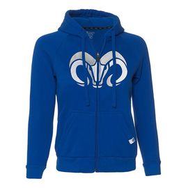 Sudadera Essential BORREGOS azul con zipper, unisex