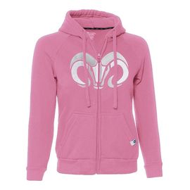 Sudadera Essential BORREGOS rosa con zipper, unisex