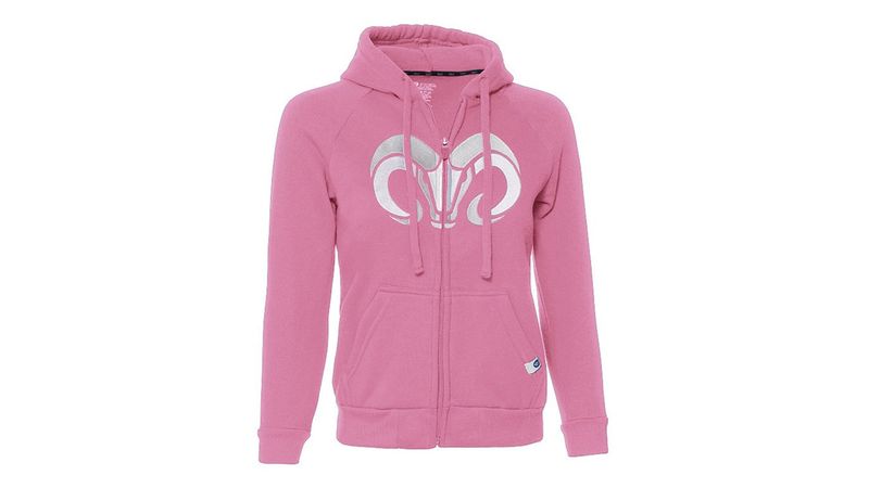 Sudadera Essential TEC rosa con zipper, unisex