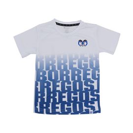 Playera Deportiva Borregos Texto Degradado - Azul, Infantil