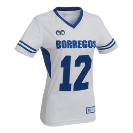 Jersey Oficial BORREGOS Visitante C/Número, Blanco CF