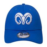 Gorra-New-Era-BORREGOS-3930-bordada-con-visera-curva-unisex-azul-con-blanco_1