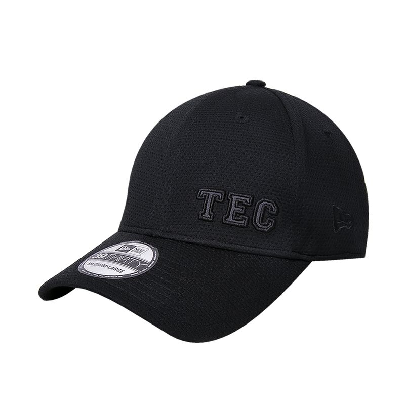 Gorra-New-Era-TEC-3930-bordada-con-visera-curva-con-logo-al-costado-unisex-negro_2