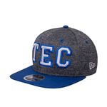 Gorra-New-Era-TEC-950-bordada-visera-plana-y-boton-superior-unisex-jaspe-con-azul_2