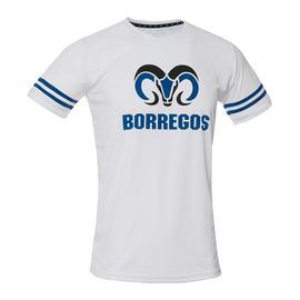 Playera Deportiva Borregos Doble Línea - Blanco, CM