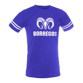 Playera Deportiva Borregos Doble Línea - Azul, CM