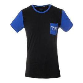 Playera Casual TEC Bolsillo al Frente - Negro, CM