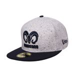 Gorra-New-Era-BORREGOS-5950-bordada-con-visera-plana-unisex-jaspe-con-azul-marino_2