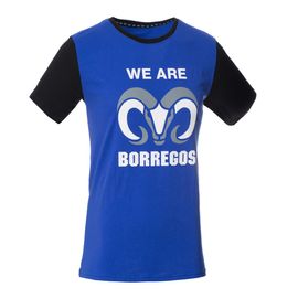 Playera Casual We Are Borregos - Azul, CM