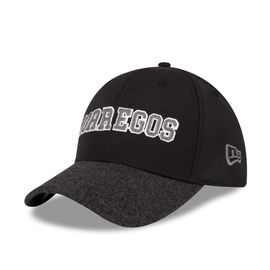 Gorra Texto BORREGOS 39Thirty New Era Negro y Gris Jaspe