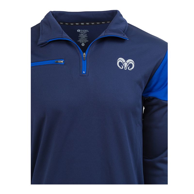 Sudadera-deportiva-BORREGOS-medio-zipper-con-bolsillo-en-pecho-azul-3