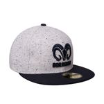 Gorra-New-Era-BORREGOS-5950-bordada-con-visera-plana-unisex-jaspe-con-azul-marino_3