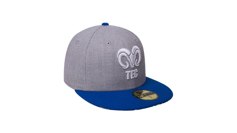 Gorra Logo BORREGOS TEC 59Fifty New Era Azul y Blanco