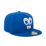 Gorra-New-Era-BORREGOS-5950-bordada-con-visera-plana-unisex-azul_2