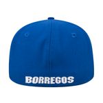 Gorra Logo BORREGOS TEC 59Fifty New Era Azul y Blanco