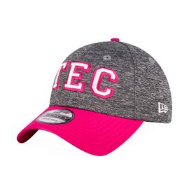 Gorra TEC 9Forty New Era Strapback Rosa y Gris