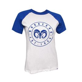 Playera Casual Borregos Circular Manga Raglan - Azul, CF