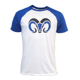 Playera Casual Borregos Manga Raglan - Azul, CM