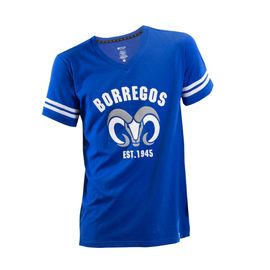 Playera Casual Borregos Doble Línea - Azul Rey, CM