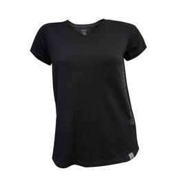 Playera casual texto BORREGOS al costado CF Negro