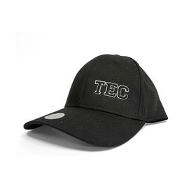 Gorra TEC a la izquierda visera curva unisex negro