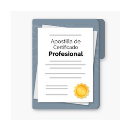 Apostilla de Certificado o Título - Profesional