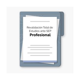 Revalidación Total Estudios de Profesional/Posgrado ante SEP