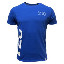 Playera casual TEC costado TEC azul CM