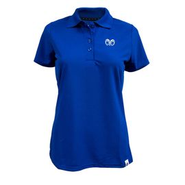 Playera polo borregos Dama Azul Rey