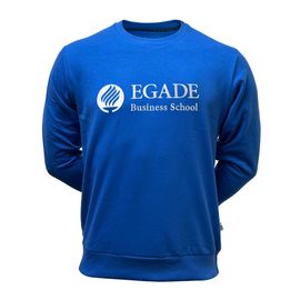 Sudadera Crewneck azul rey EGADE