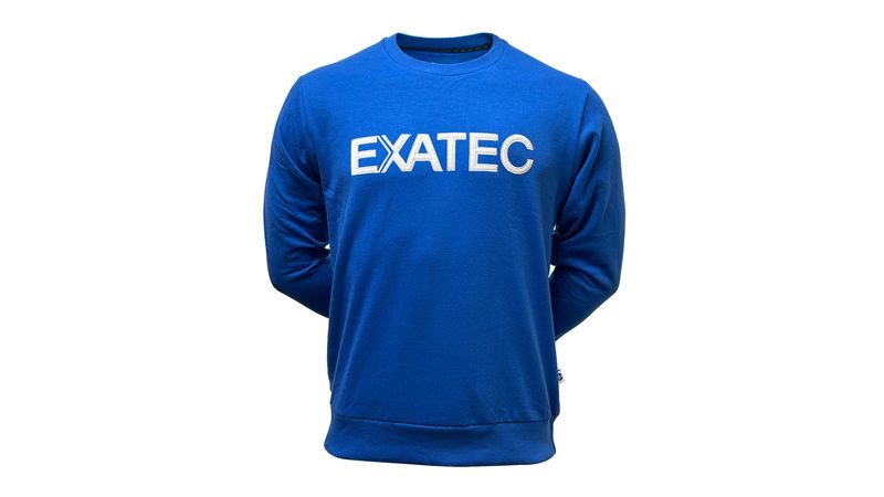 Sudadera Crewneck azul rey EXATEC