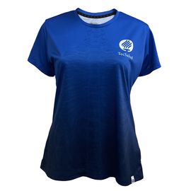 Playera deportiva Tec Salud Dama azul