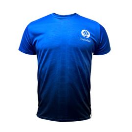 Playera deportiva Tec Salud Caballero azul