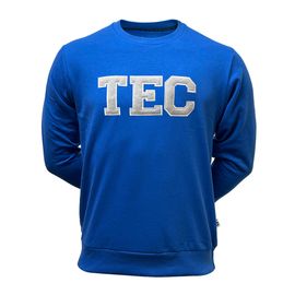 Sudadera Crewneck azul rey TEC