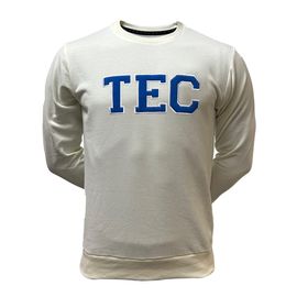 Sudadera Crewneck hueso TEC