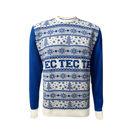 Sweater Navideño TEC Azul CM