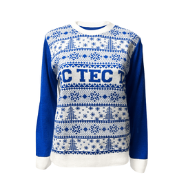 Sweater Navideño TEC Azul CF