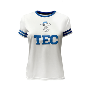 Playera Deportiva Snoopy TEC Blanco, CF