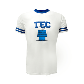 Playera Deportiva Snoopy Casa TEC Blanco, CM