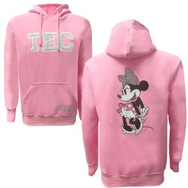 Sudadera Algodón Disney Minnie TEC Rosa