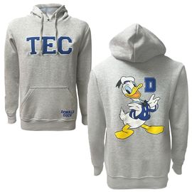 Sudadera Algodón Disney Donald Back TEC Gris