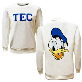 Sudadera PO Moda Disney Donald TEC Hueso