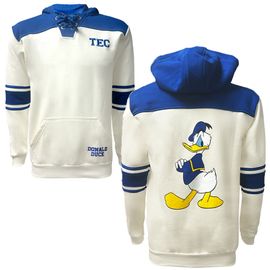 Sudadera Vintage Disney Donald TEC Hueso/Azul Rey