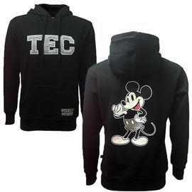 Sudadera Algodón Disney Mickey Back TEC Negro