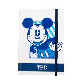 Libreta Mickey Azul TEC Blanca