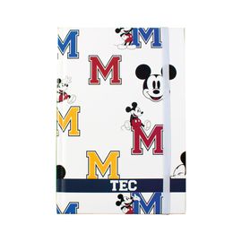 Libreta M Mickey TEC Blanca