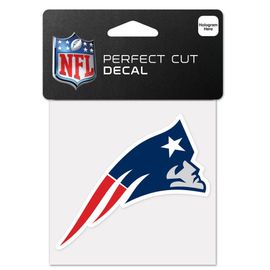 Sticker NFL Patriots 4x4, azul marino