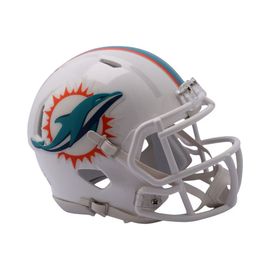 Mini Casco NFL Dolphins, blanco